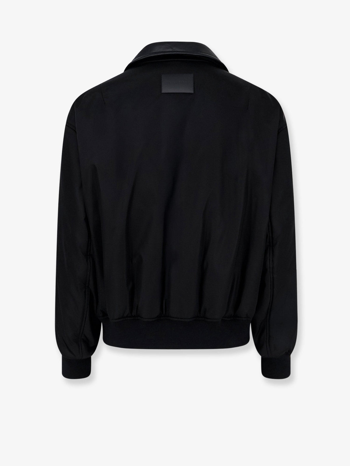 Balenciaga Men's Cocoon Down Jacket in Cotton Blend Black