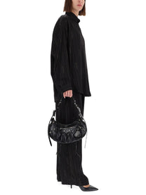 Balenciaga Women's Cocoon Shirt Black, view 2