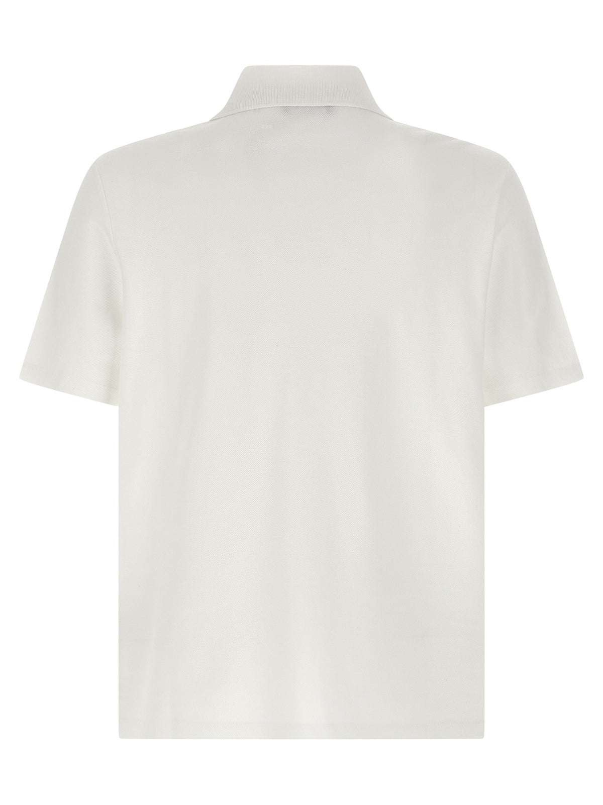 Balmain Coin Polo Shirt White