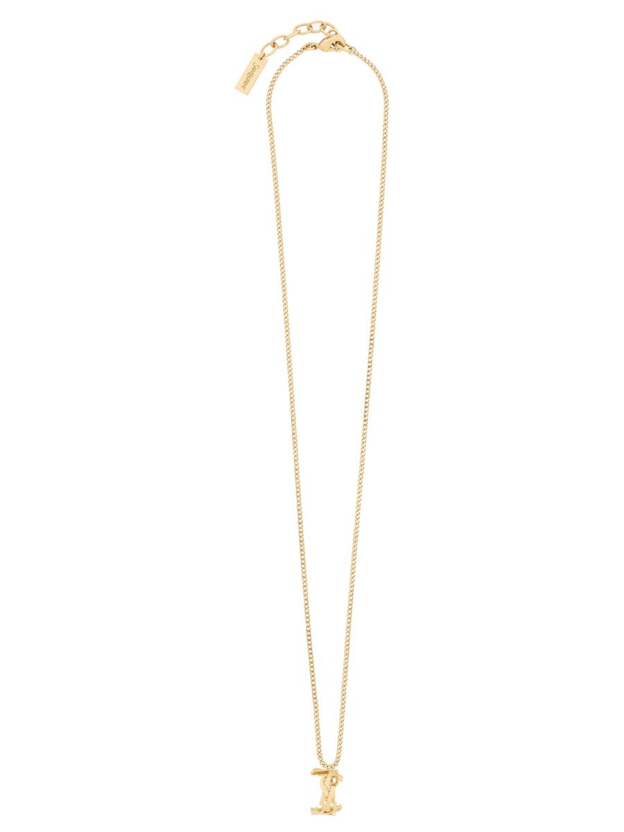 Saint Laurent Women's Collana Cassandre Gold