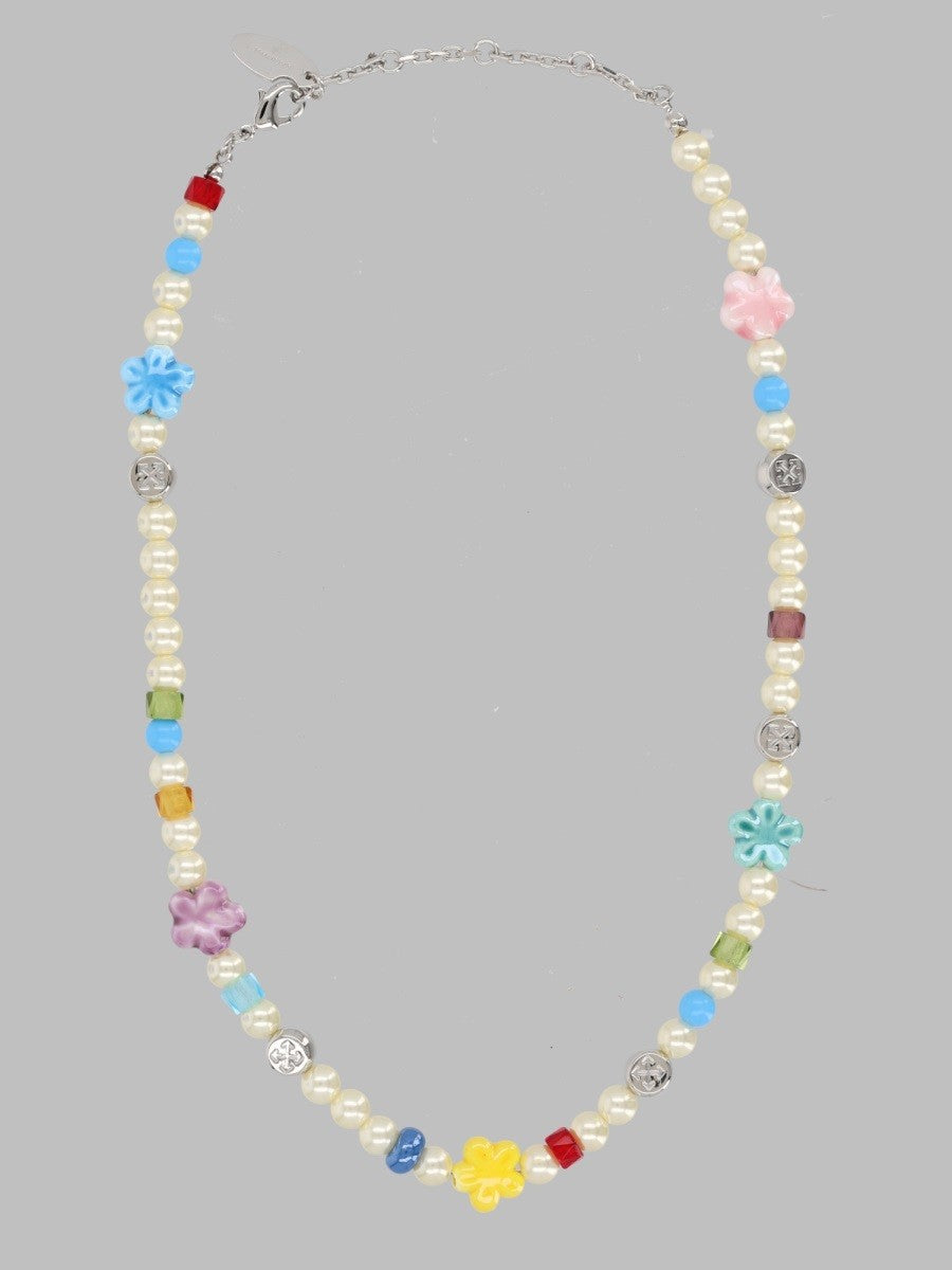Off-White Women's Collana Con Perline Silver