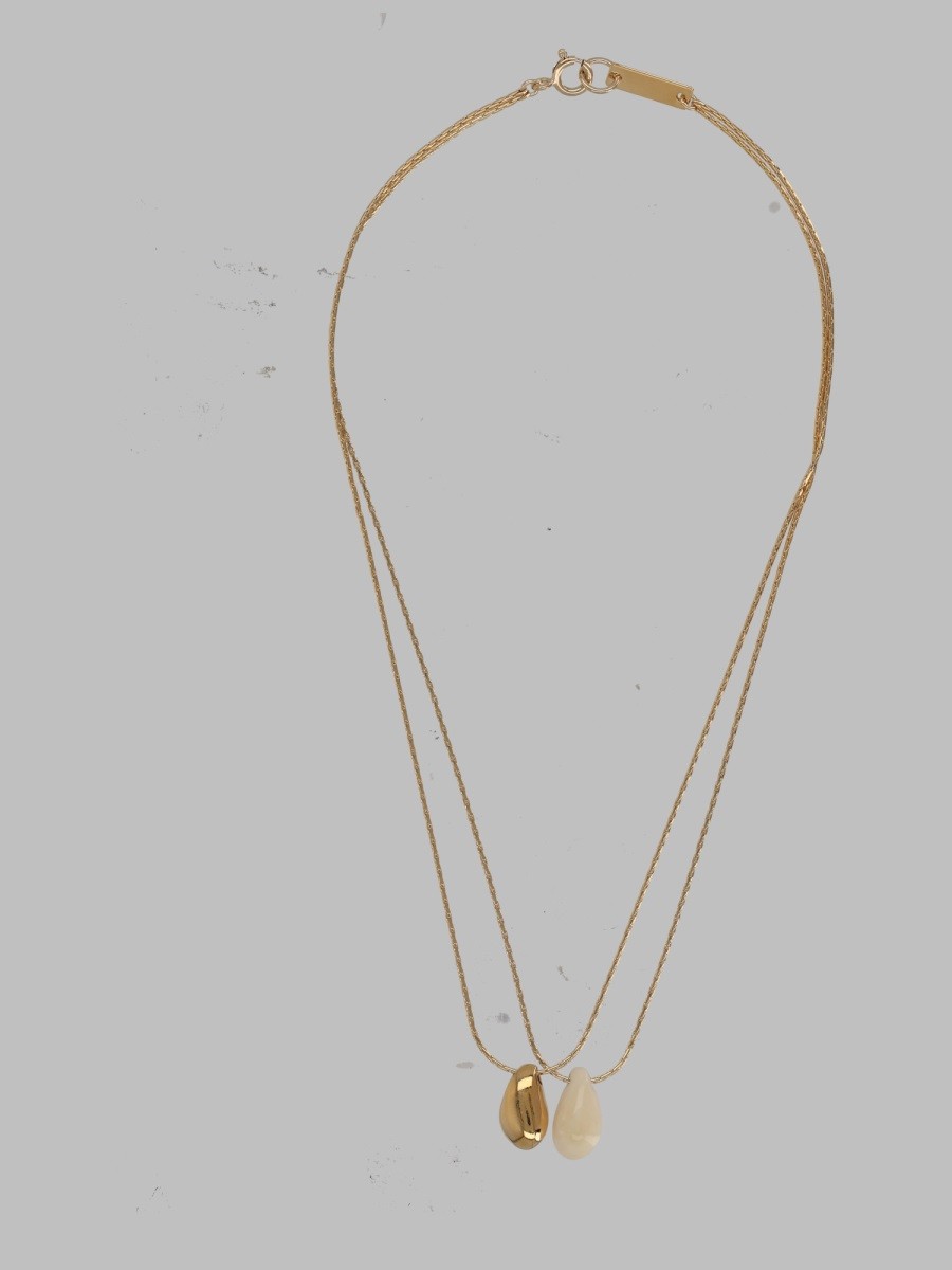 Isabel Marant Women's Collana Imala Con Doppio Pendente Gold
