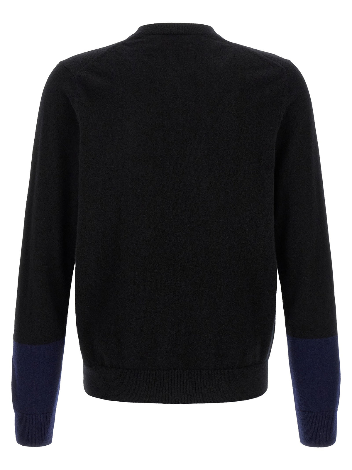 Comme Des Garcons Shirt Color Block Detail Cardigan Black