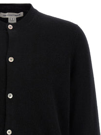 Comme Des Garcons Shirt Color Block Detail Cardigan Black