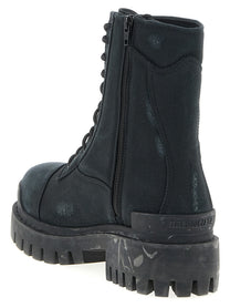 Balenciaga Combat Strike Boots Black