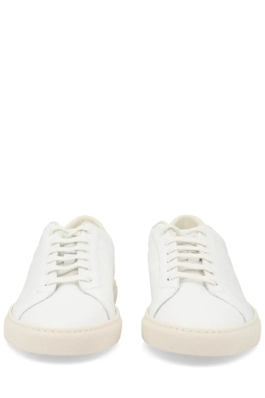 Common projects men’s sneaker achilles white leather low-top sneaker with matching laces and minimalist design