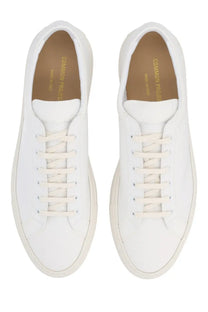Common projects men’s sneaker achilles white leather low-top with matching laces and minimalist design
