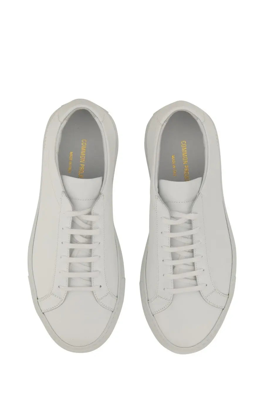 Common projects men’s sneaker low achilles original white leather with minimalist design and subtle stitching details