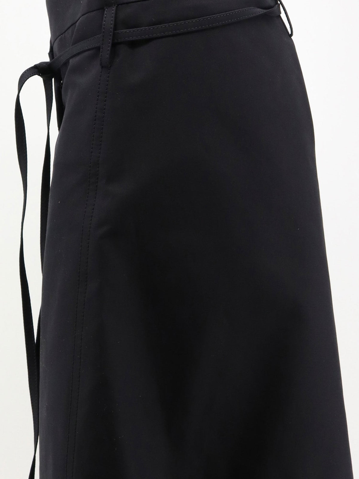 Bottega Veneta Women's Compact Cotton Canvas Skirt Black