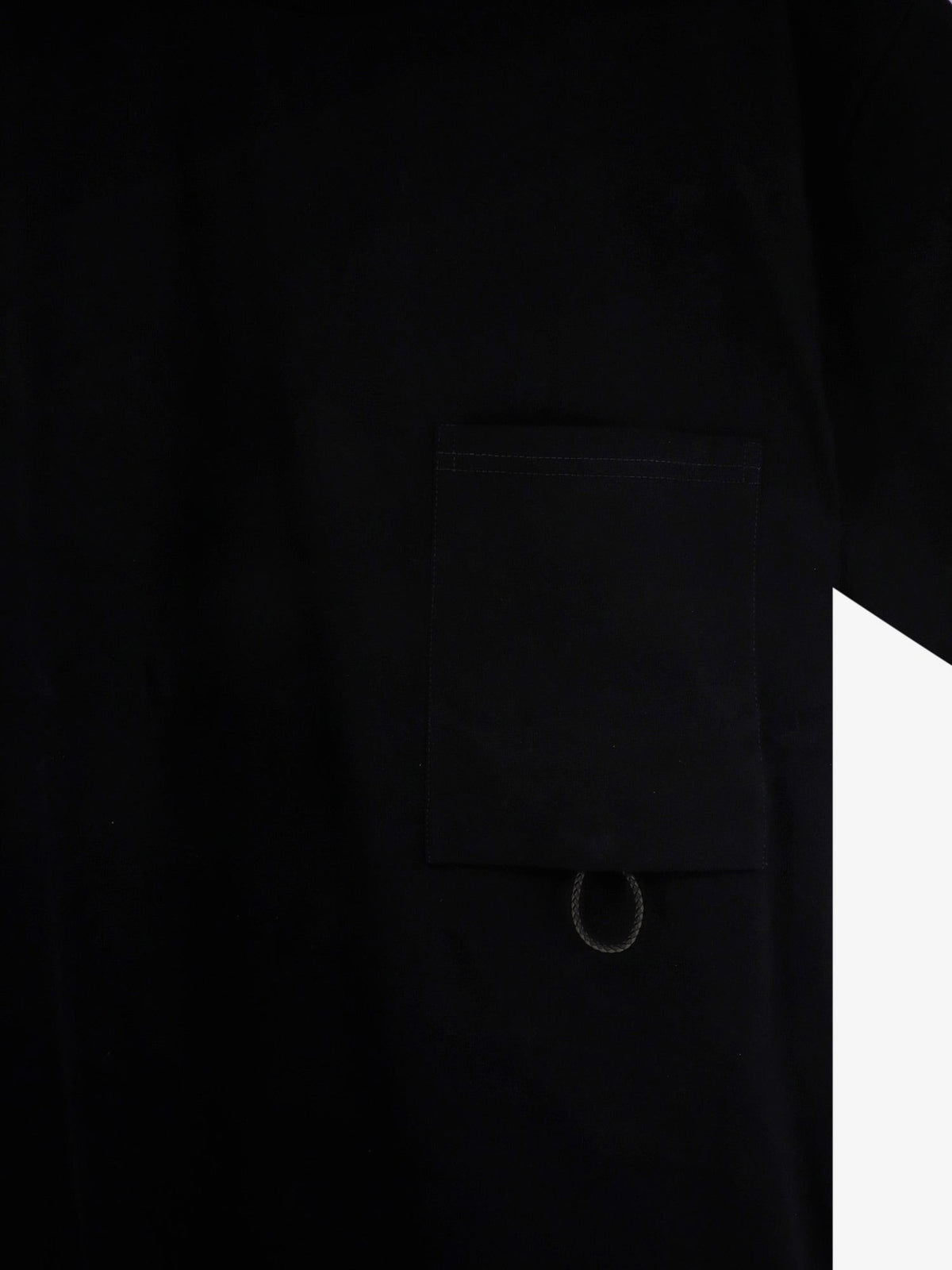 Bottega Veneta Men's Compact Cotton Shirt Black