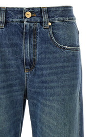 Brunello Cucinelli Contemporary Loose Jeans Blue