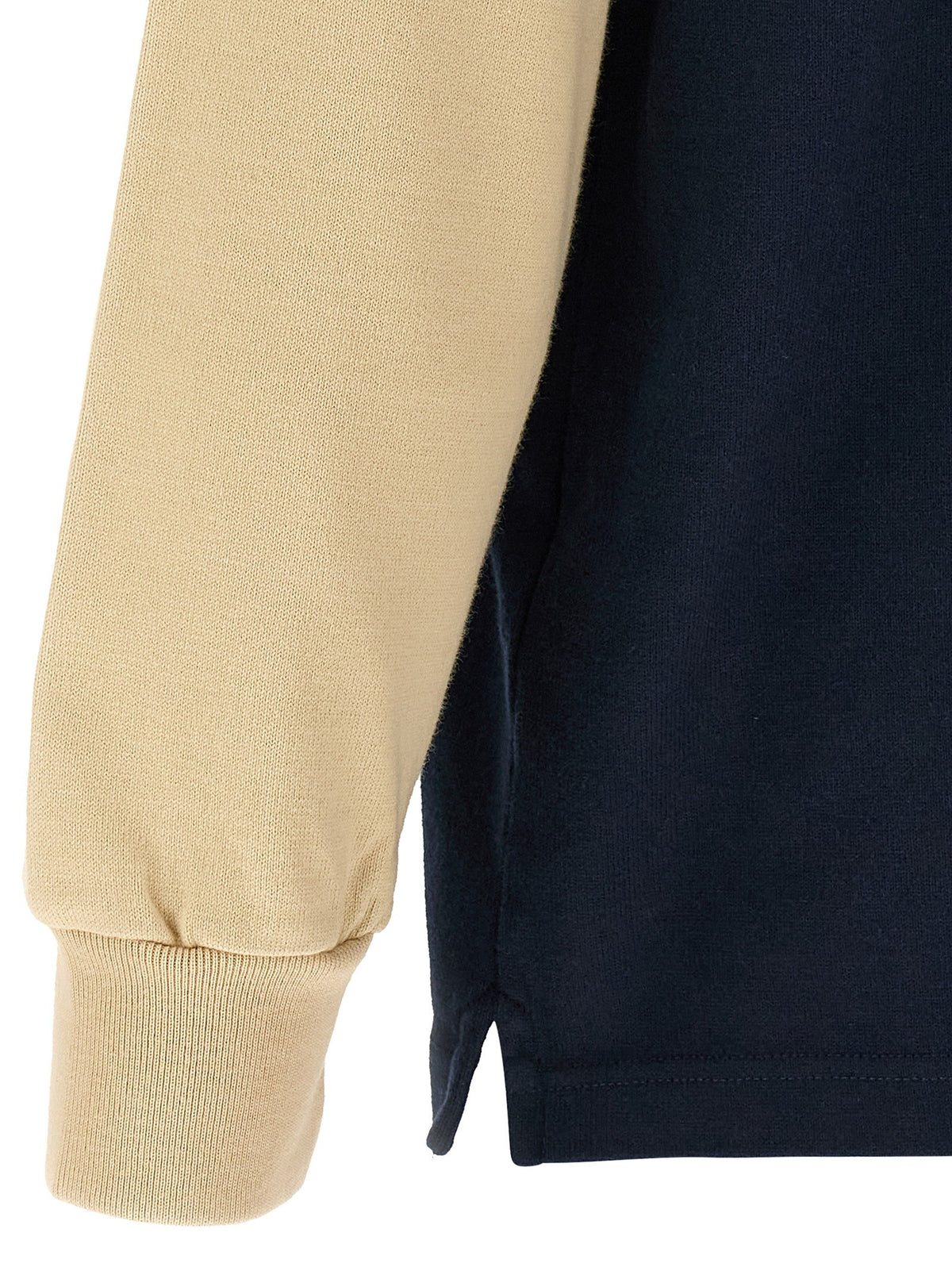 JW Anderson Contrast Collar Polo Shirt Gold