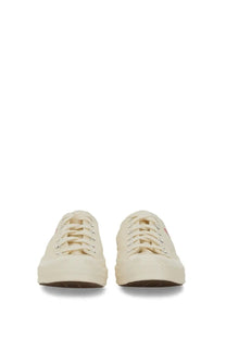 Converse men’s chuck taylor sneaker white cream-colored canvas low-top with white laces classic design