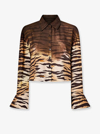 Pinko Women's Cordelia Viscose Shirt Gold