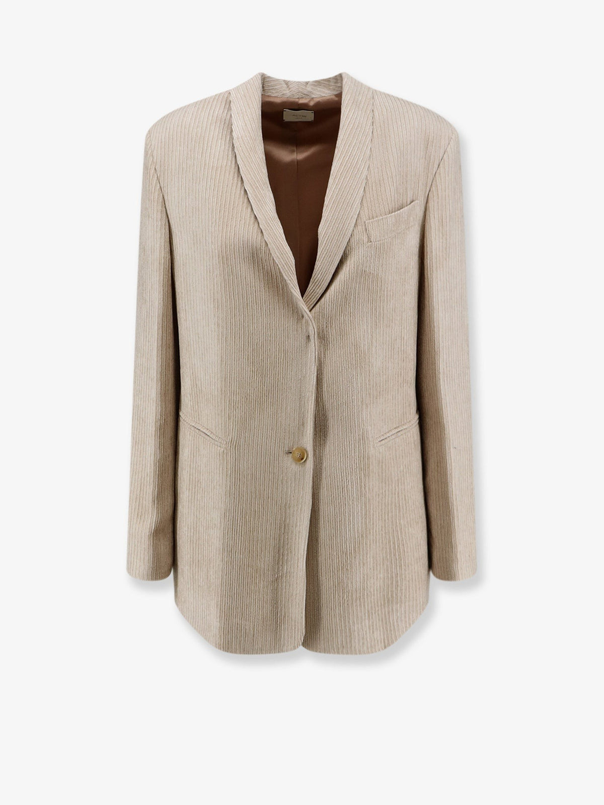 Alysi Women's Corduroy Blazer Gold