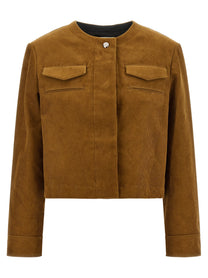 Tory Burch Corduroy Blazer Brown