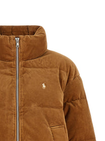 Polo Ralph Lauren Corduroy Down Jacket Brown