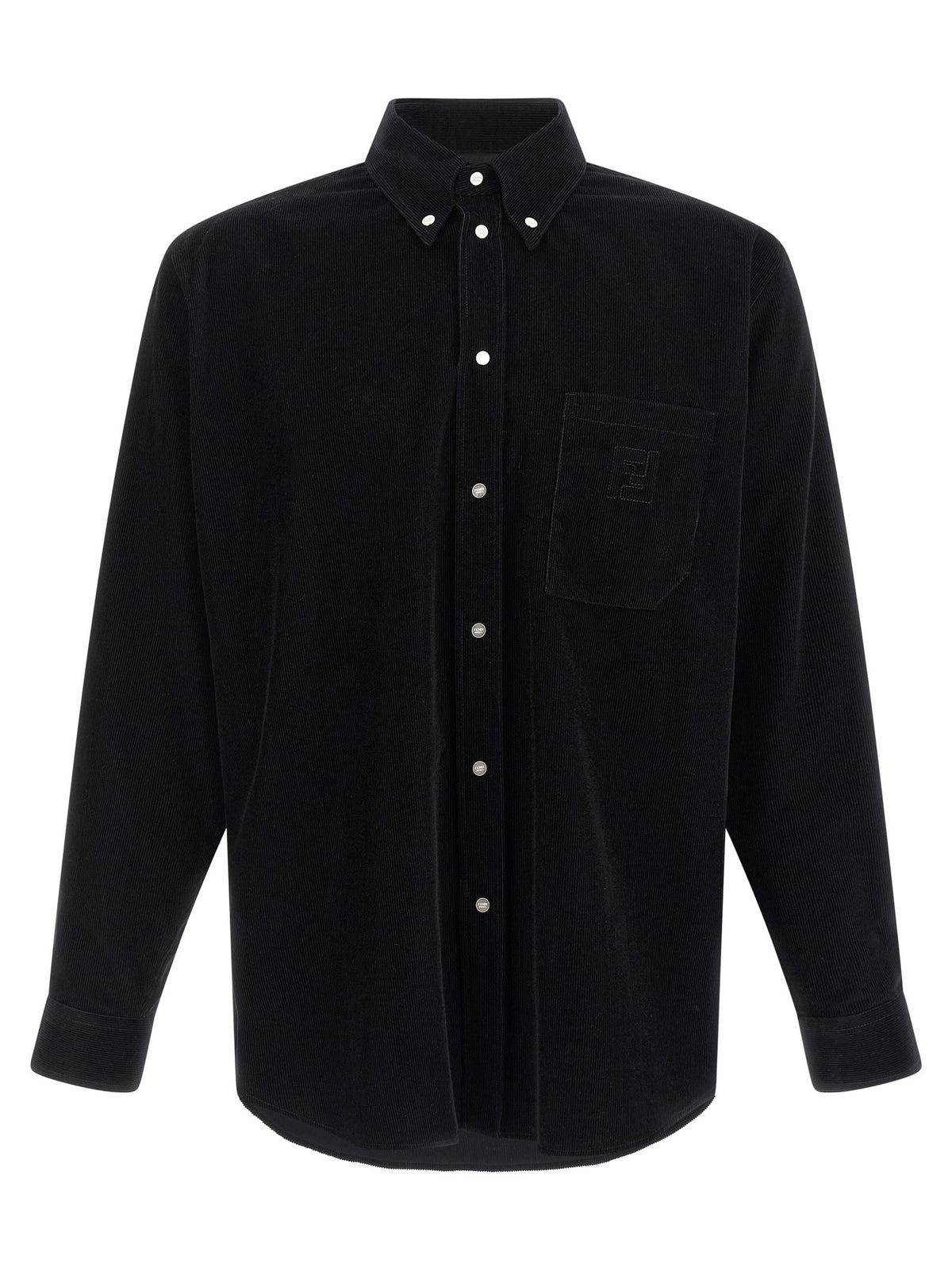 Fendi Corduroy Shirt Black