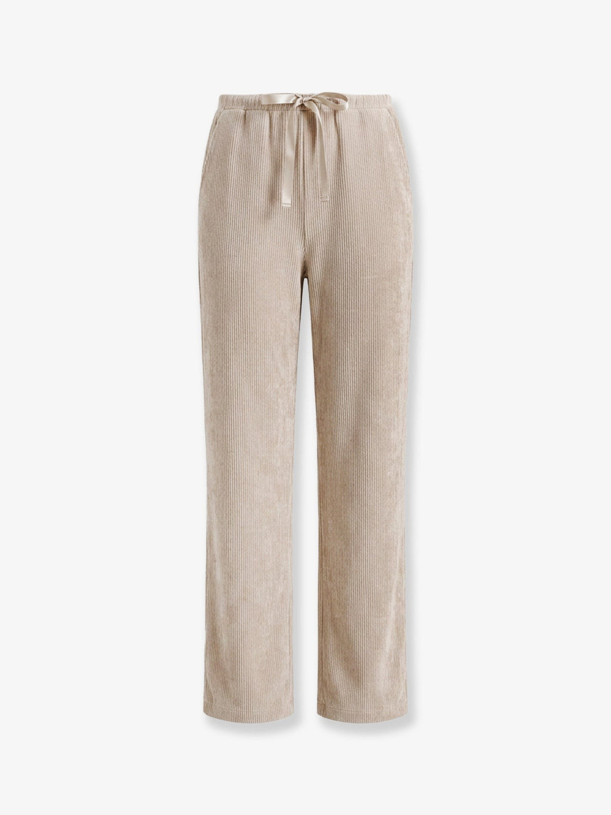 Alysi Women's Corduroy Trousers Gold