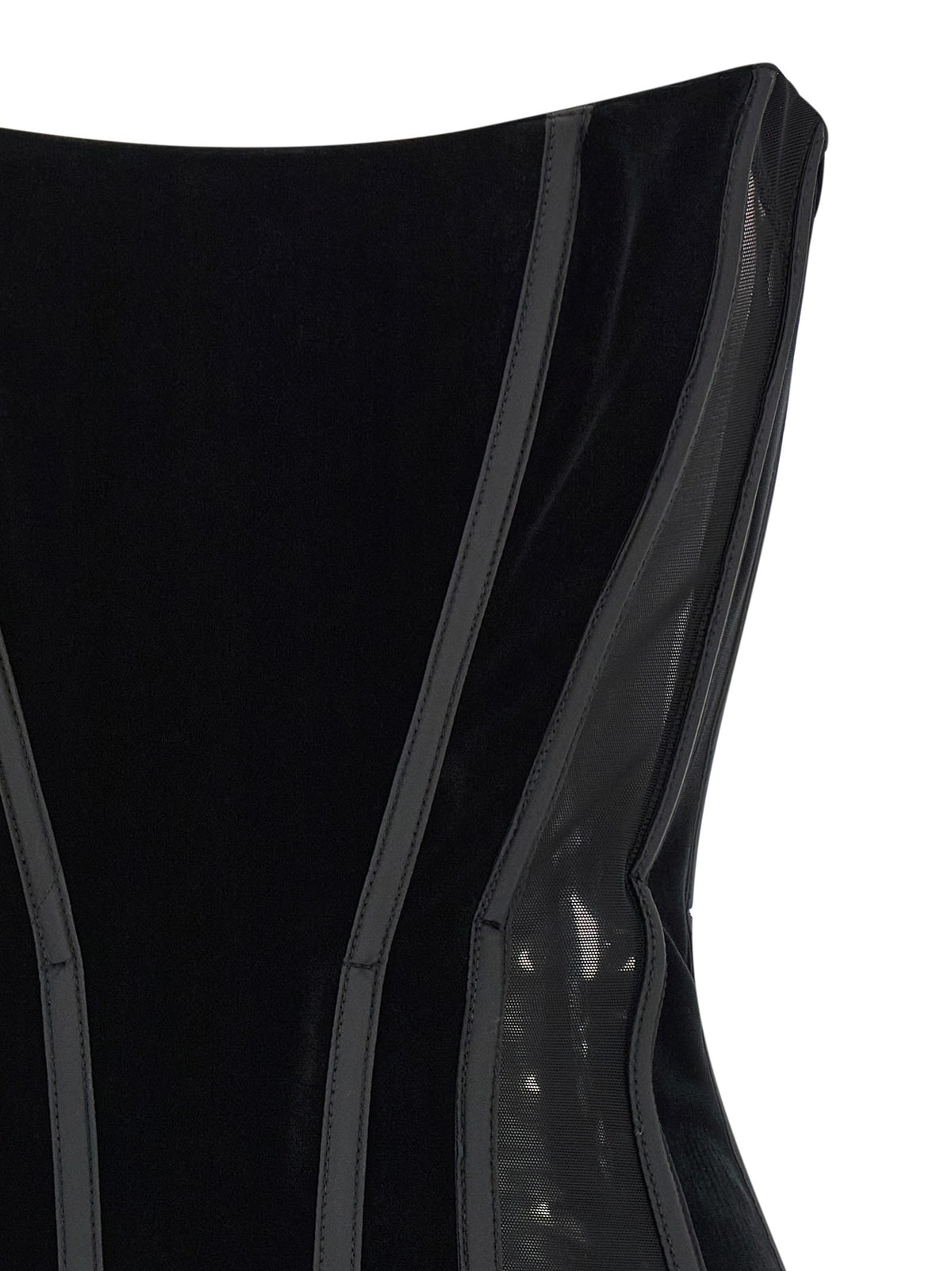 Elisabetta Franchi Corset Dress Black