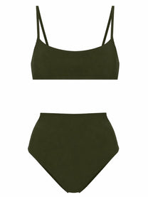 Lido Women's Costume Bikini Undici Green
