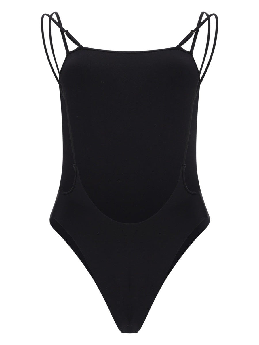 Tom Ford Women's Jersey Swimsuit One-Piece Black, view 3