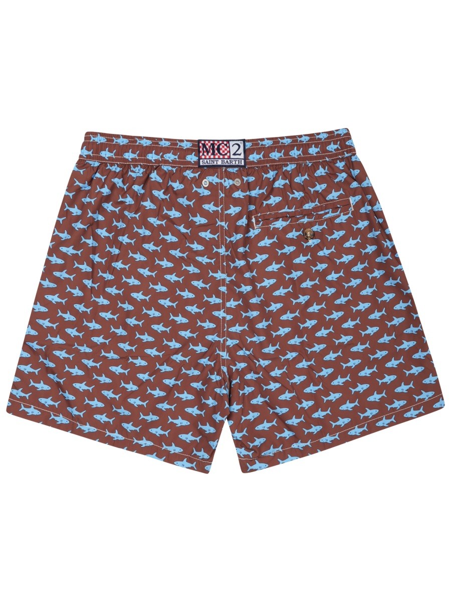 Mc2 Saint Barth Men's Costume DA Bagno Lighting Brown