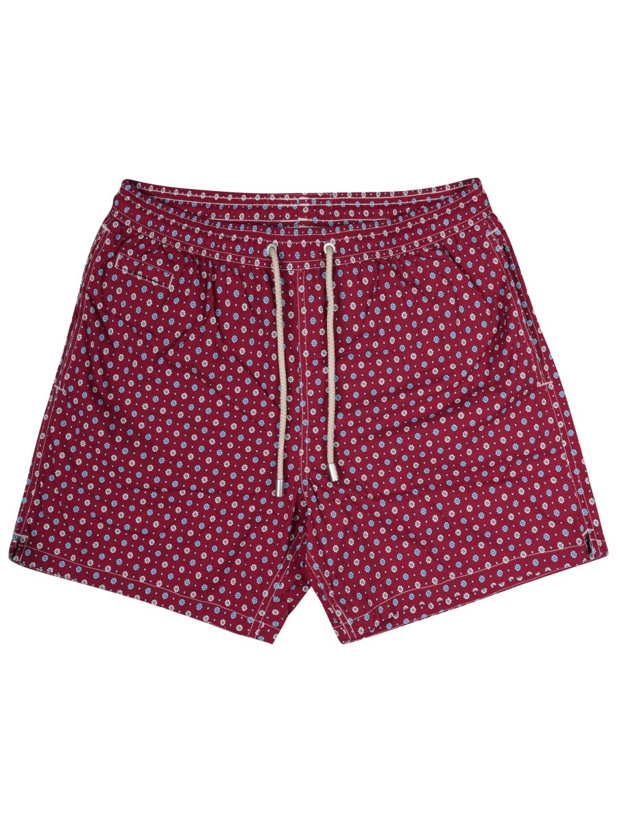 Mc2 Saint Barth Men's Costume DA Bagno Lighting Red