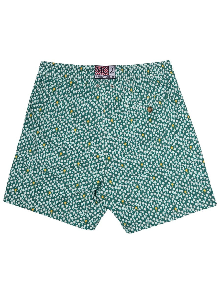Mc2 Saint Barth Men's Costume DA Bagno Lighting Green
