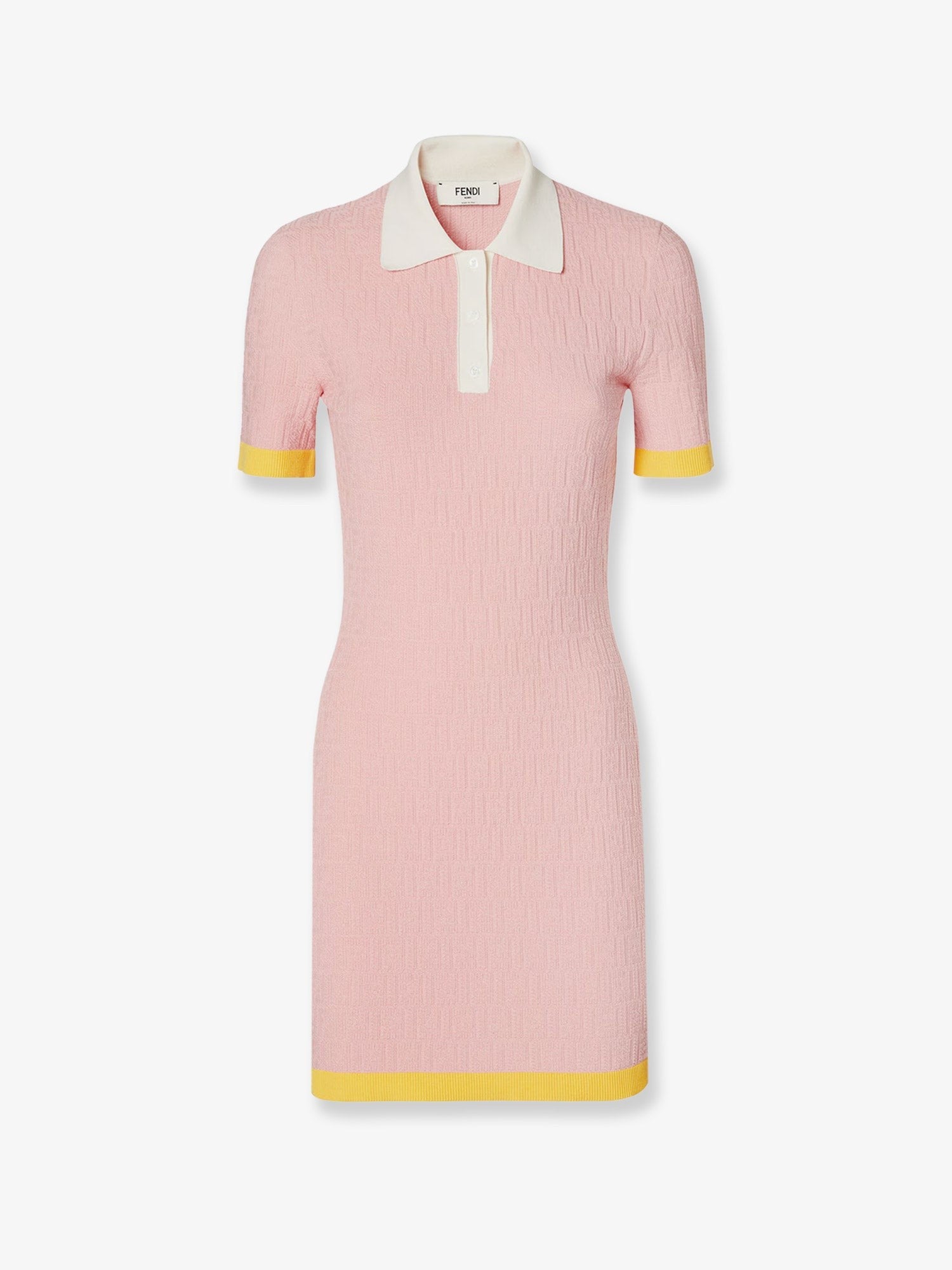 Fendi Women's Color Block Dress Blue