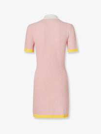 Fendi Women's Color Block Dress Blue