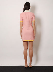 Fendi Women's Color Block Dress Blue