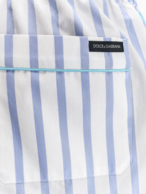 Dolce &amp; Gabbana Women's Striped Bermuda Shorts Blue