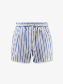 Dolce &amp; Gabbana Women's Striped Bermuda Shorts Blue