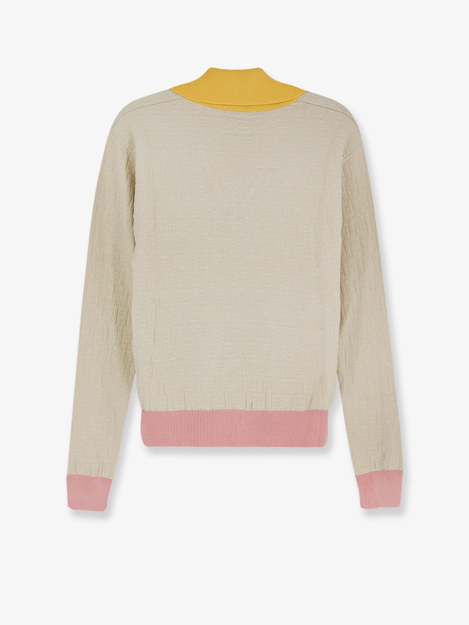 Fendi Women's FF Jacquard Sweater Beige