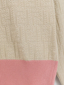 Fendi Women's FF Jacquard Sweater Beige