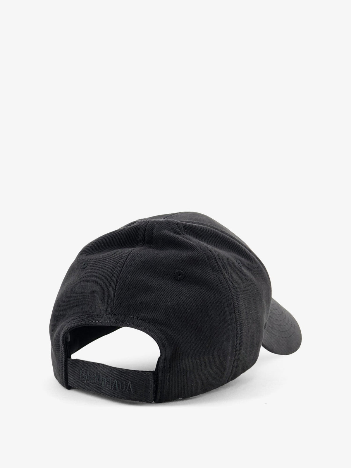 Balenciaga Men's Cotton Baseball Cap Black