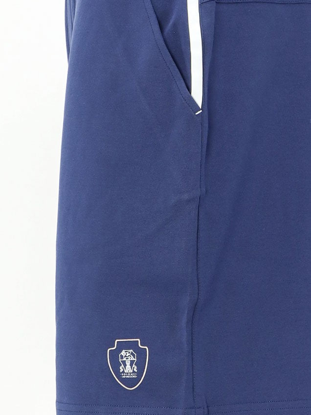 Brunello Cucinelli Men's Cotton Bermuda Shorts Blue