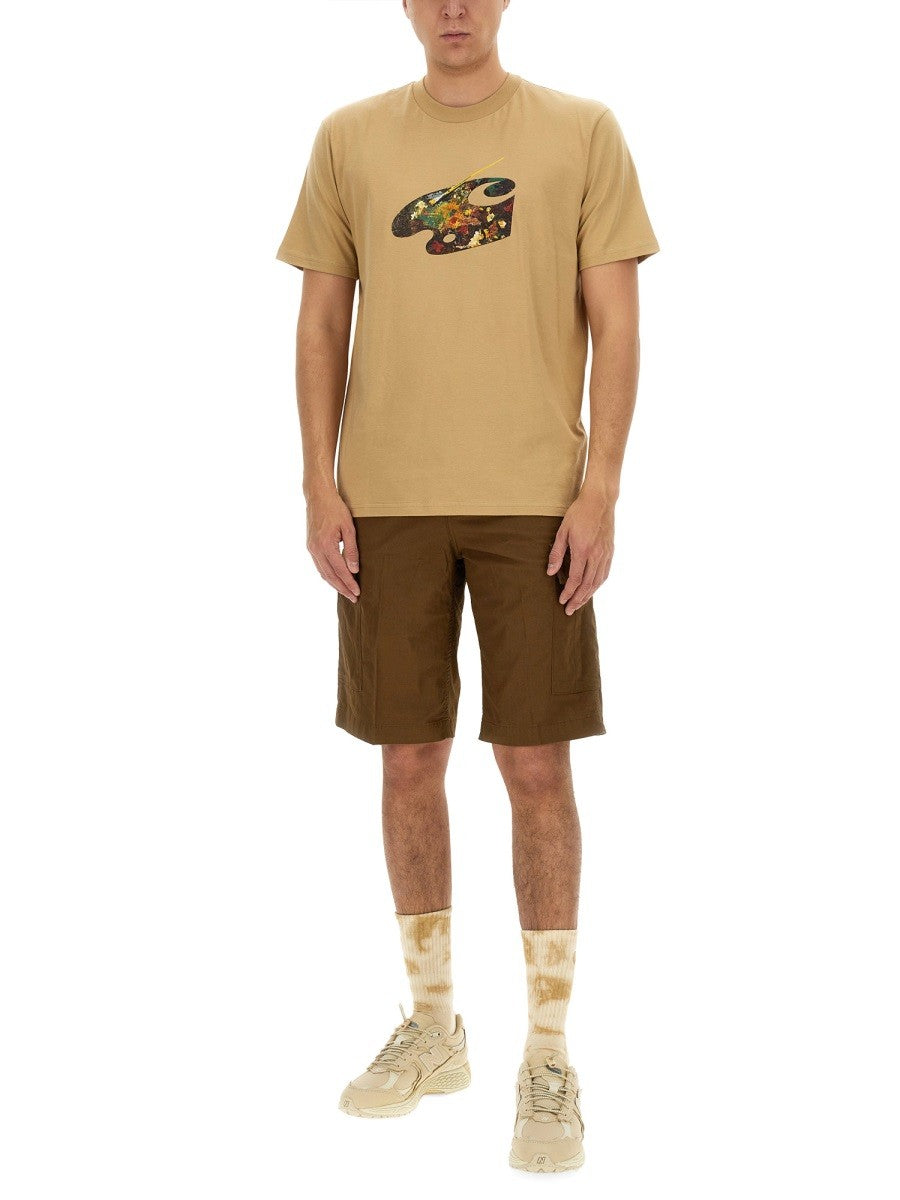Carhartt Wip Men's Cotton Bermuda Shorts Brown