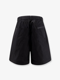 Y-3 Men's Cotton Blend Cargo Bermuda Shorts Black