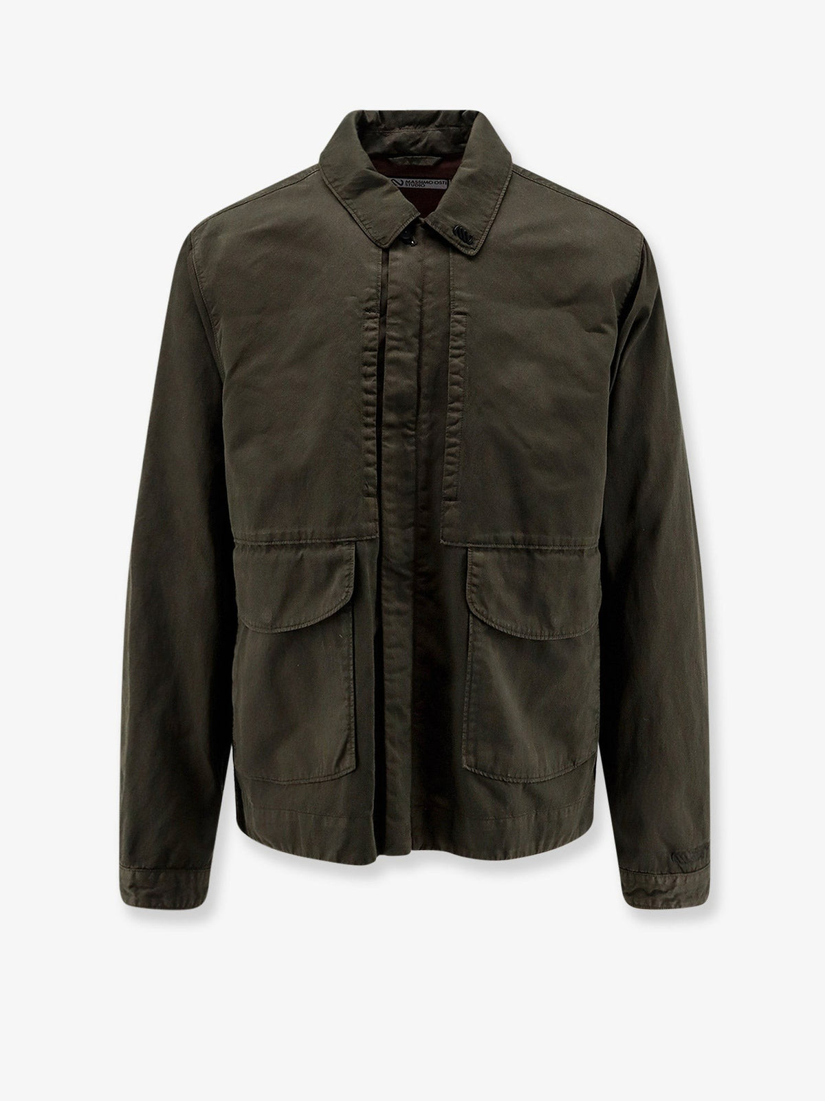 Massimo Osti Men's Cotton Blend Jacket Brown