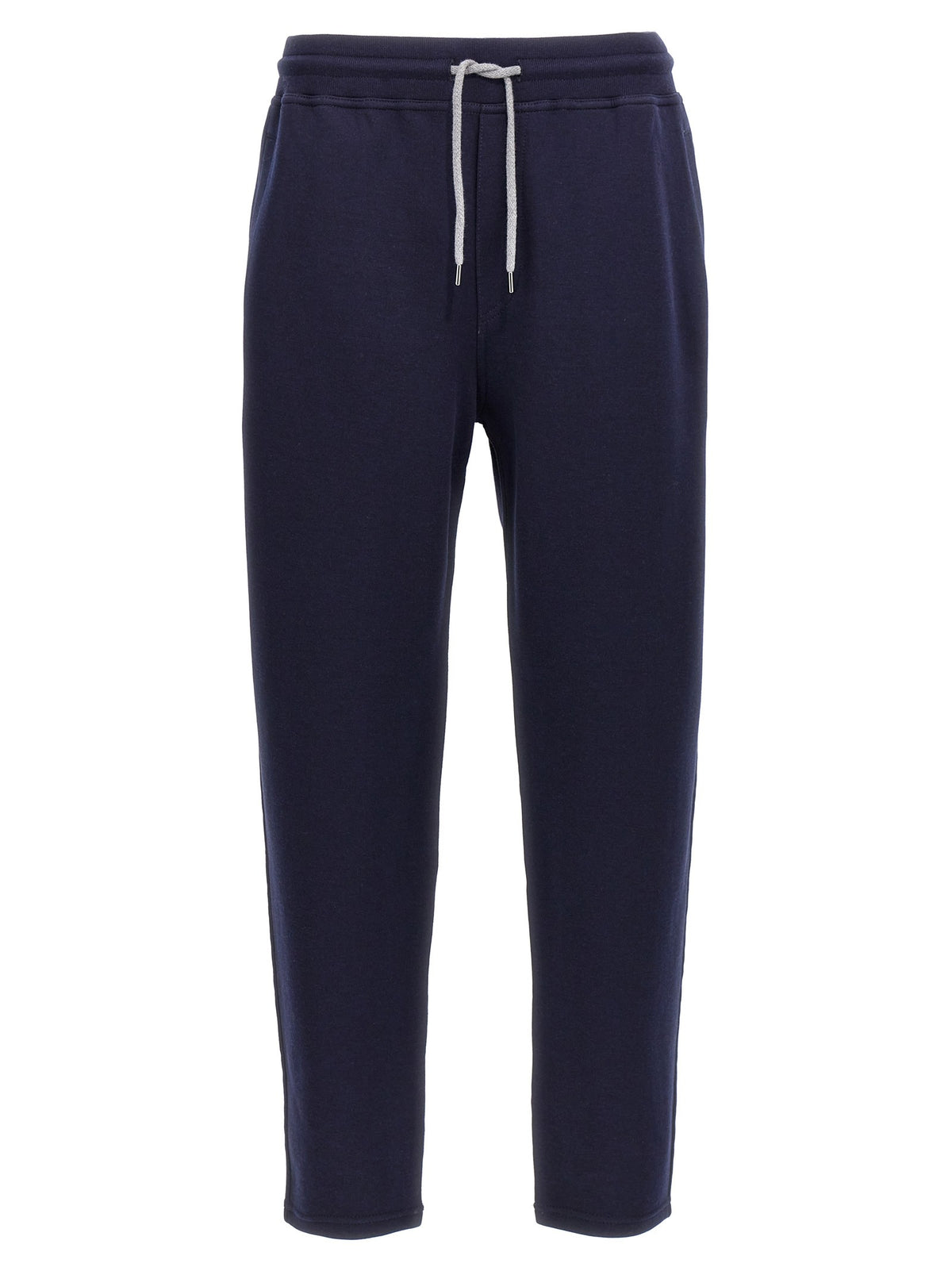 Brunello Cucinelli Cotton Blend Joggers Blue