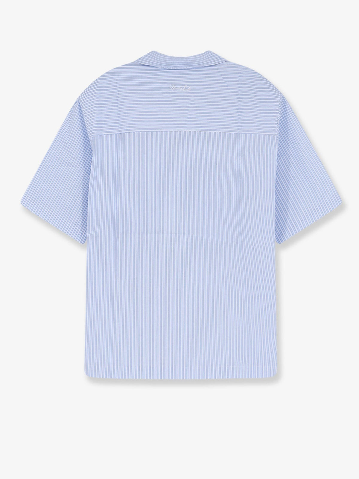 DUNST Men's Cotton Blend Shirt Blue