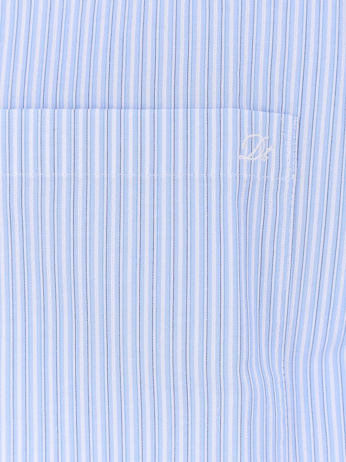 DUNST Men's Cotton Blend Shirt Blue