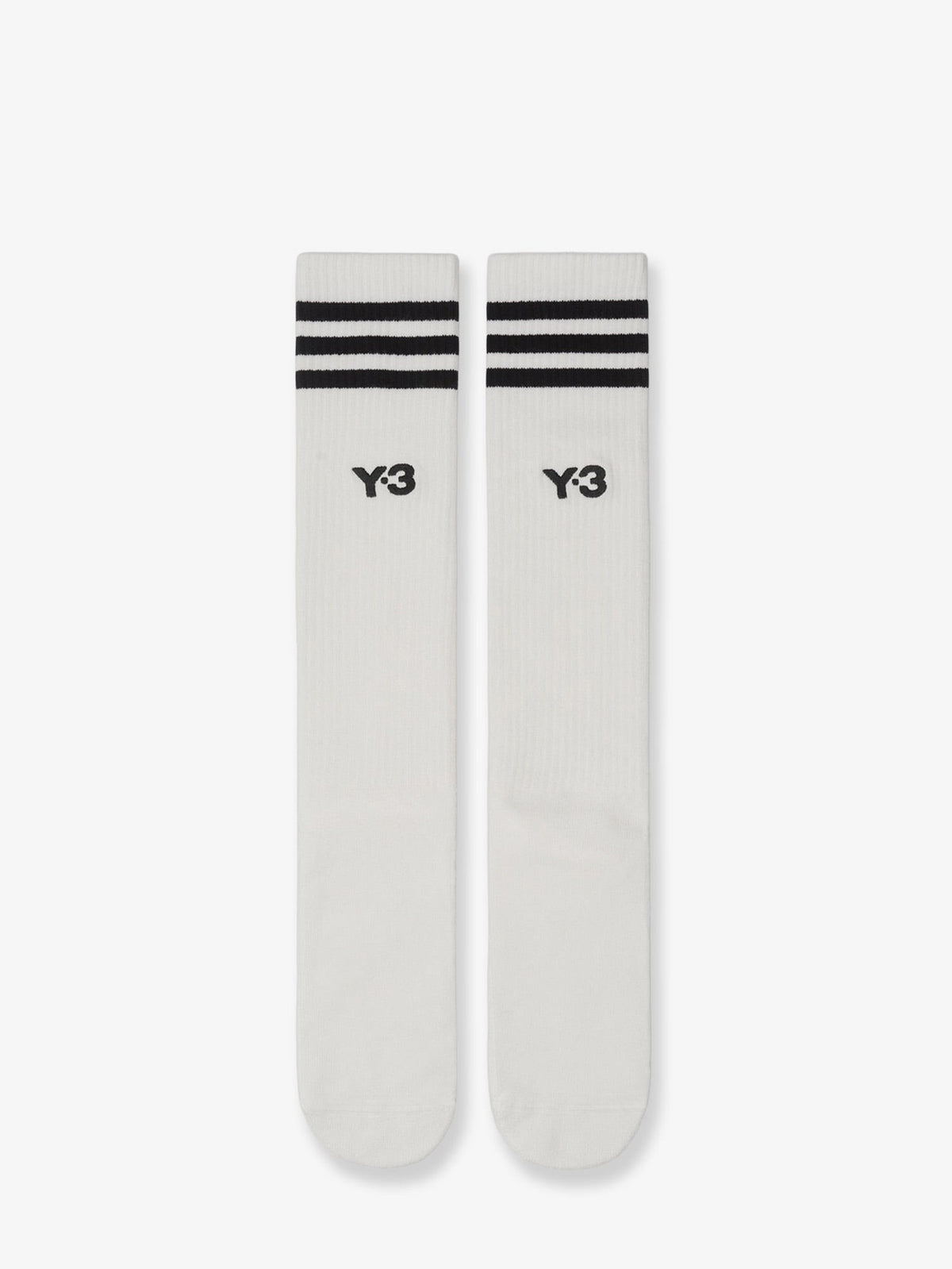 Y-3 Men's Cotton Blend Socks White