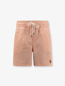 Polo Ralph Lauren Men's Cotton Blend Swim Boxer Shorts White