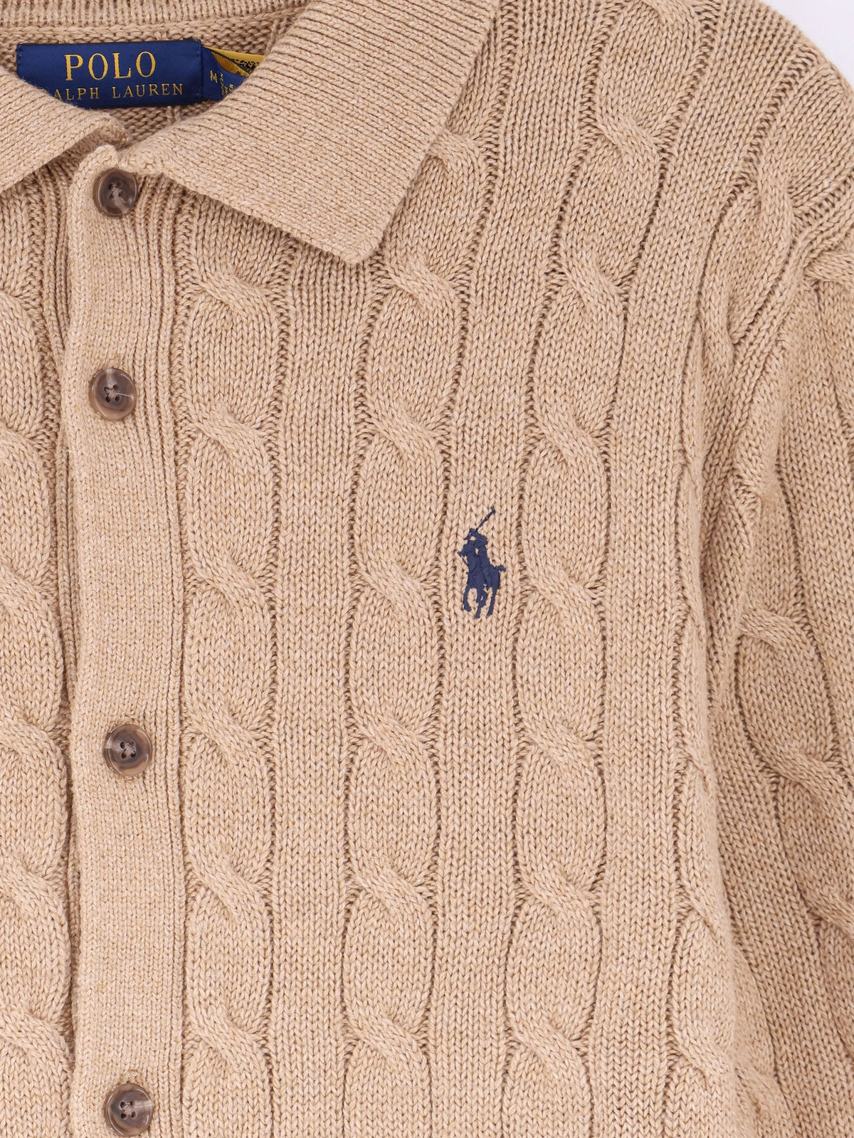 Polo Ralph Lauren Men's Cotton Cardigan Beige
