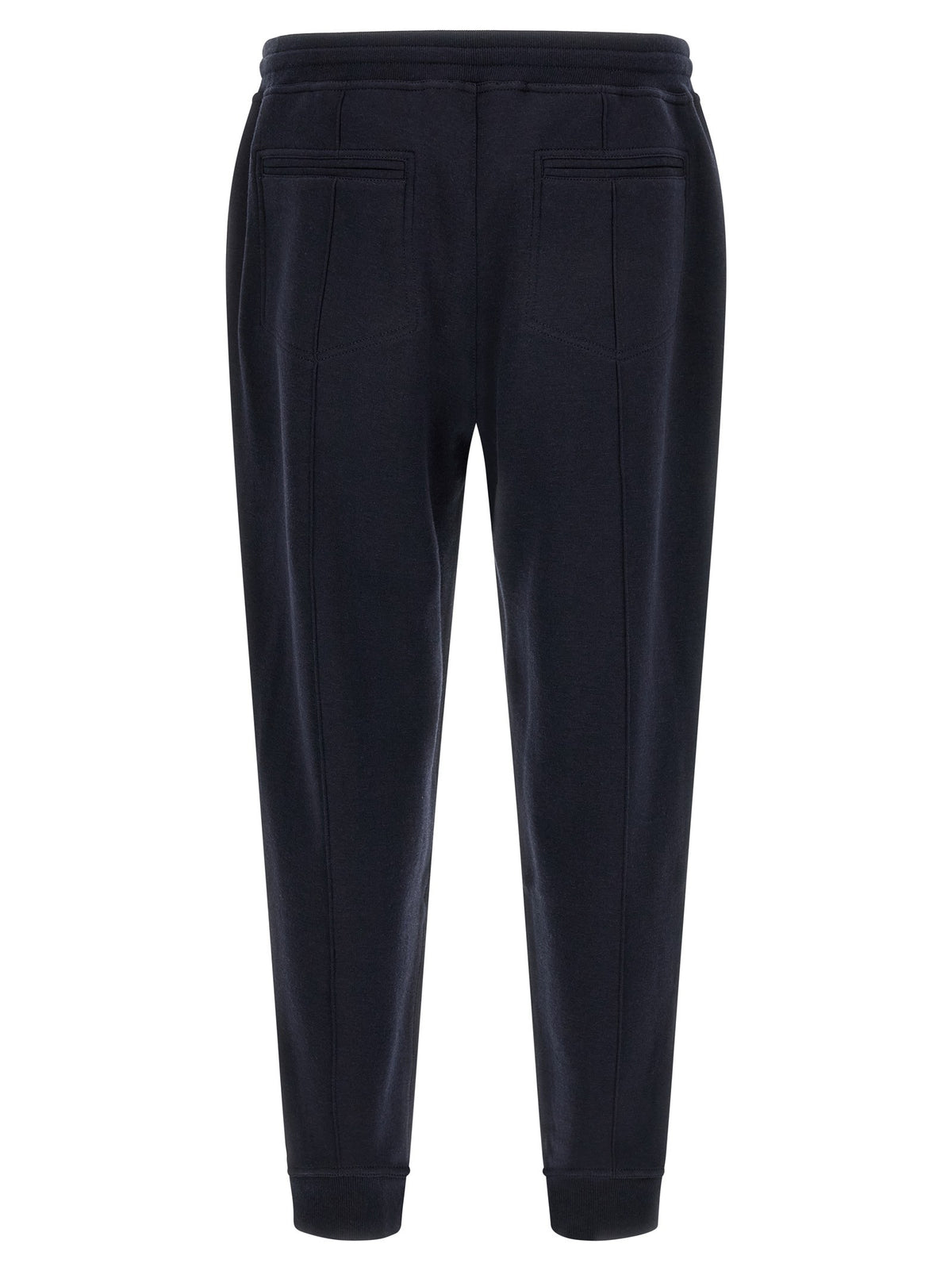 Brunello Cucinelli Cashmere and Silk Joggers Blue