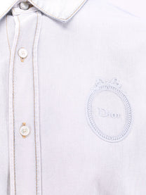Dior Women's Cotton Denim Shirt Grey, view 3
