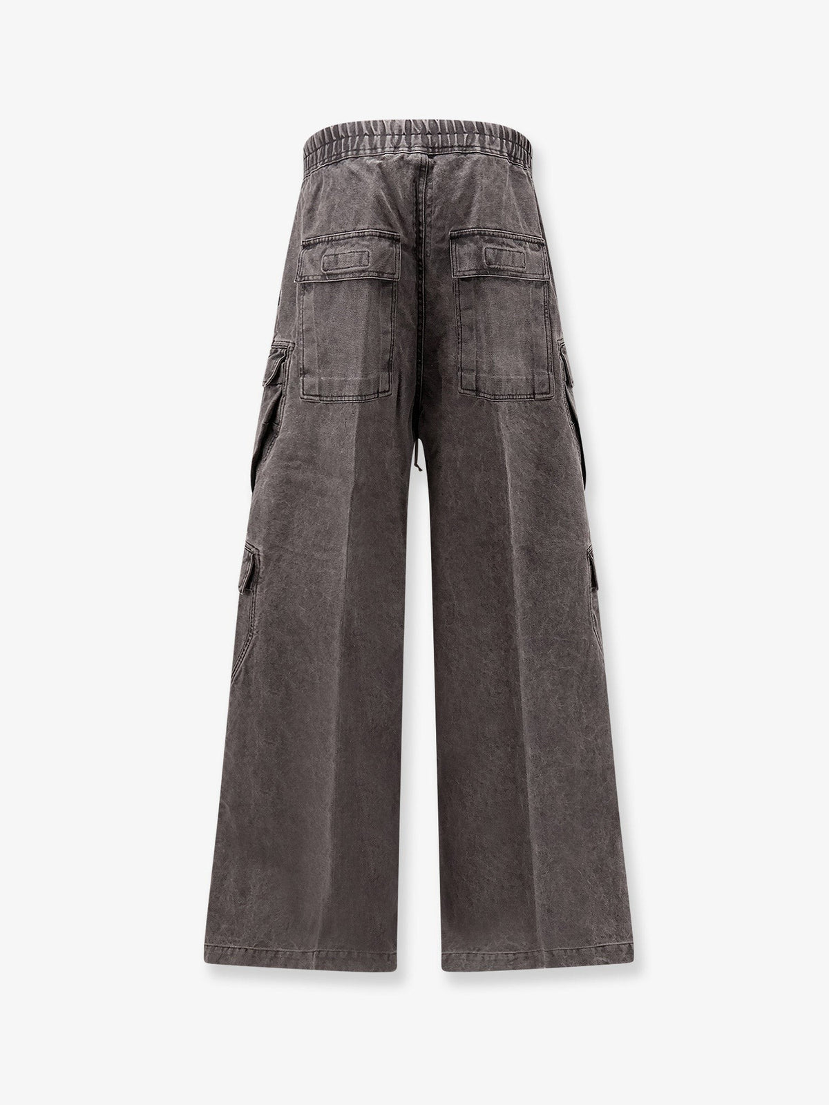 DRKSHDW Men's Cotton Double Cargo Jumbo Beas Trousers GRAVEL